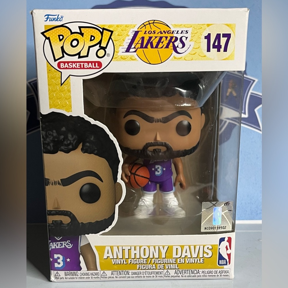 Anthony Davis Los Angeles Lakers Funko Pop Vinyl Figure #147 Pop Basketball